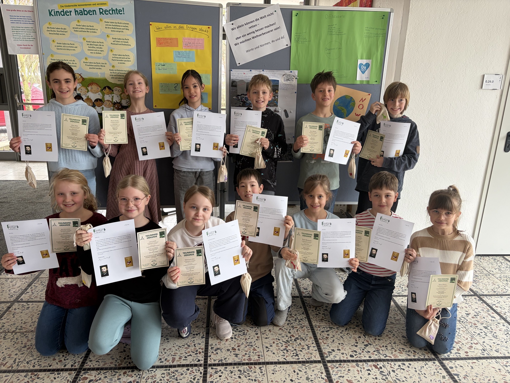 Die Teilnehmer*innen des Bolyai Wettbewerbs 2026